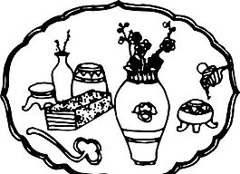 清代（上）版畫(huà) 裝飾畫(huà) 中華圖案五千年 矢量 AI格式_0149