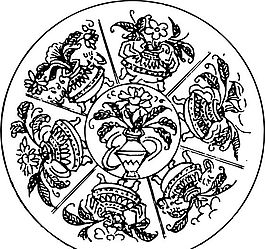 兩宋時(shí)代 版畫(huà) 裝飾畫(huà) 矢量 AI格式_0317