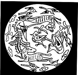 隋唐五代 版畫(huà) 裝飾畫(huà) 矢量 AI格式_0931