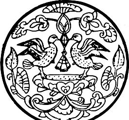 隋唐五代 版畫 裝飾畫 矢量 AI格式_0882