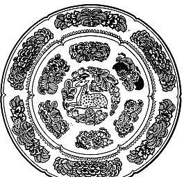 隋唐五代 版畫(huà) 裝飾畫(huà) 矢量 AI格式_0864