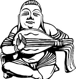 魏晉南北朝 版畫 裝飾畫 矢量 AI格式_0230