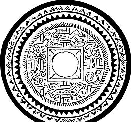 秦漢時(shí)代 版畫 裝飾畫 矢量 AI格式_0932