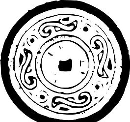 秦漢時代 版畫 裝飾畫 矢量 eps格式_0349