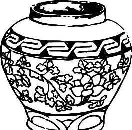 元明時代 矢量版畫 古典圖案 矢量中華五千年 AI源文件_0231