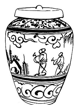 元明時(shí)代 矢量版畫 古典圖案 矢量中華五千年 AI源文件_0188