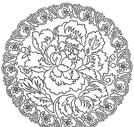 元明時代 矢量版畫 古典圖案 矢量中華五千年 AI源文件_0128