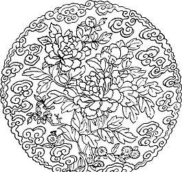 元明時代 矢量版畫 古典圖案 矢量中華五千年 AI源文件_0023