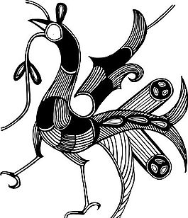 春秋战国时期 版画 装饰画 矢量 AI格式_0908