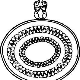 春秋战国时期 版画 装饰画 矢量 AI格式_0525