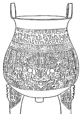 商周時代版畫 裝飾畫 矢量 AI格式_0251