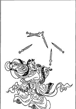 古版畫 人物類 人物畫 矢量 EPS格式_0489