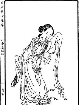 古版畫 人物類 人物畫 矢量 EPS格式_0087