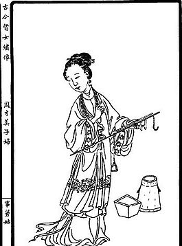 古版畫 人物類 人物畫 矢量 EPS格式_0032