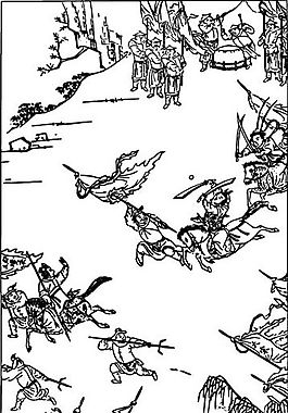 古版畫 小說類 人物畫 矢量 EPS格式_0122