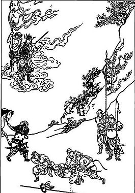 古版畫 小說類 人物畫 矢量 EPS格式_0101