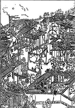 古版畫 小說類 人物畫 矢量 EPS格式_0100