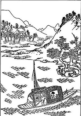 古版畫 小說類 人物畫 矢量 EPS格式_0099