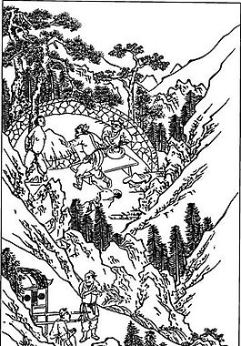 古版畫 小說類 人物畫 矢量 EPS格式_0085