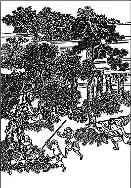 古版畫 小說類 人物畫 矢量 EPS格式_0063