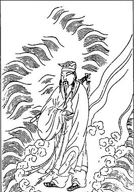 古版畫 教化類 人物畫 矢量 EPS格式_0478