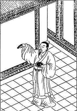 古版畫 教化類 人物畫 矢量 EPS格式_0473