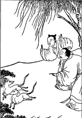 古版畫 教化類 人物畫 矢量 EPS格式_0425