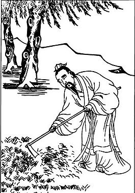 古版画 教化类 人物画 矢量 EPS格式_0400