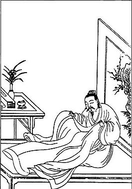 古版畫 教化類 人物畫 矢量 EPS格式_0376