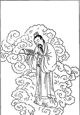 古版畫 教化類 人物畫 矢量 EPS格式_0360