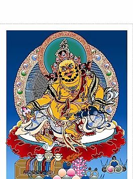 唐卡黃財(cái)神