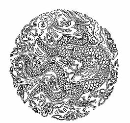 龍紋_27 傳統(tǒng)動物圖案 矢量CDR