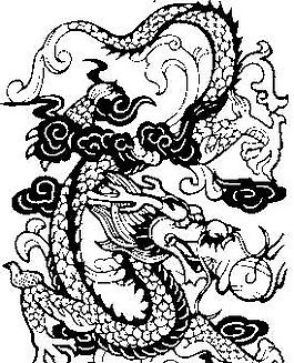 龍紋_23 傳統(tǒng)動物圖案 矢量CDR