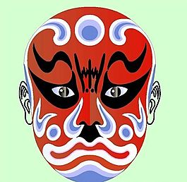 京剧脸谱 矢量CDR_11
