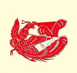 京劇人物剪紙 矢量CDR_87
