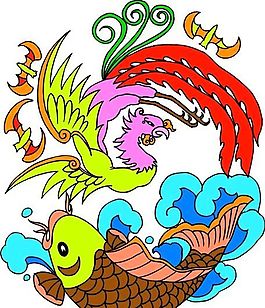 吉祥圖案 中華傳統(tǒng)圖案 動(dòng)物裝飾圖案 矢量素材 CDR格式_0077