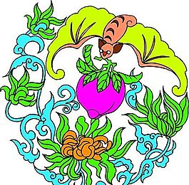 吉祥圖案 中華傳統(tǒng)圖案 動物裝飾圖案 矢量素材 CDR格式_0066