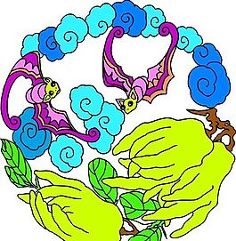 吉祥圖案 中華傳統(tǒng)圖案 動物裝飾圖案 矢量素材 CDR格式_0052