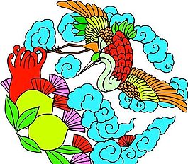 吉祥圖案 中華傳統(tǒng)圖案 動物裝飾圖案 矢量素材 CDR格式_0050