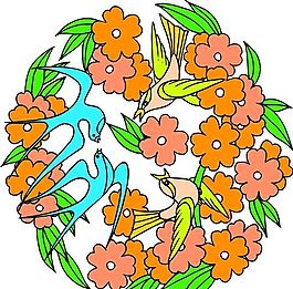 吉祥圖案 中華傳統(tǒng)圖案 動物裝飾圖案 矢量素材 CDR格式_0047