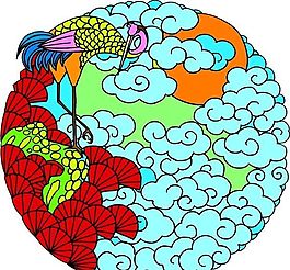 吉祥圖案 中華傳統(tǒng)圖案 動(dòng)物裝飾圖案 矢量素材 CDR格式_0046