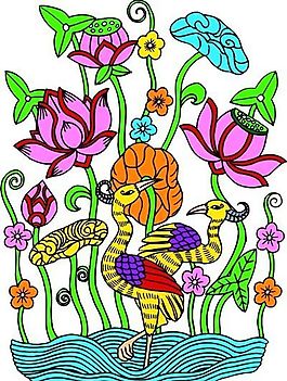 吉祥圖案 中華傳統(tǒng)圖案 動物裝飾圖案 矢量素材 CDR格式_0029