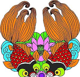 吉祥圖案 中華傳統(tǒng)圖案 動物裝飾圖案 矢量素材 CDR格式_0014