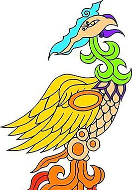 鳳凰 鳳紋圖案 鳥類裝飾圖案 矢量素材 CDR格式_0115