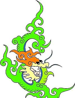 鳳凰 鳳紋圖案 鳥類裝飾圖案 矢量素材 CDR格式_0108