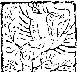 鳳凰 鳳紋圖案 鳥類裝飾圖案 矢量素材 CDR格式_0085