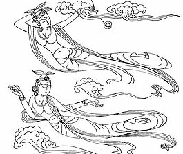 觀音矢量素材