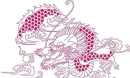 中国龙 古典元素 龙纹矢量素材 cdr格式_32