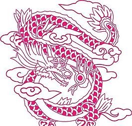 中国龙 古典元素 龙纹矢量素材 cdr格式_28
