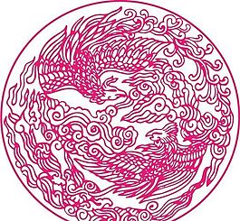 龍紋呈祥 鳳凰矢量素材 古典元素 cdr格式_01